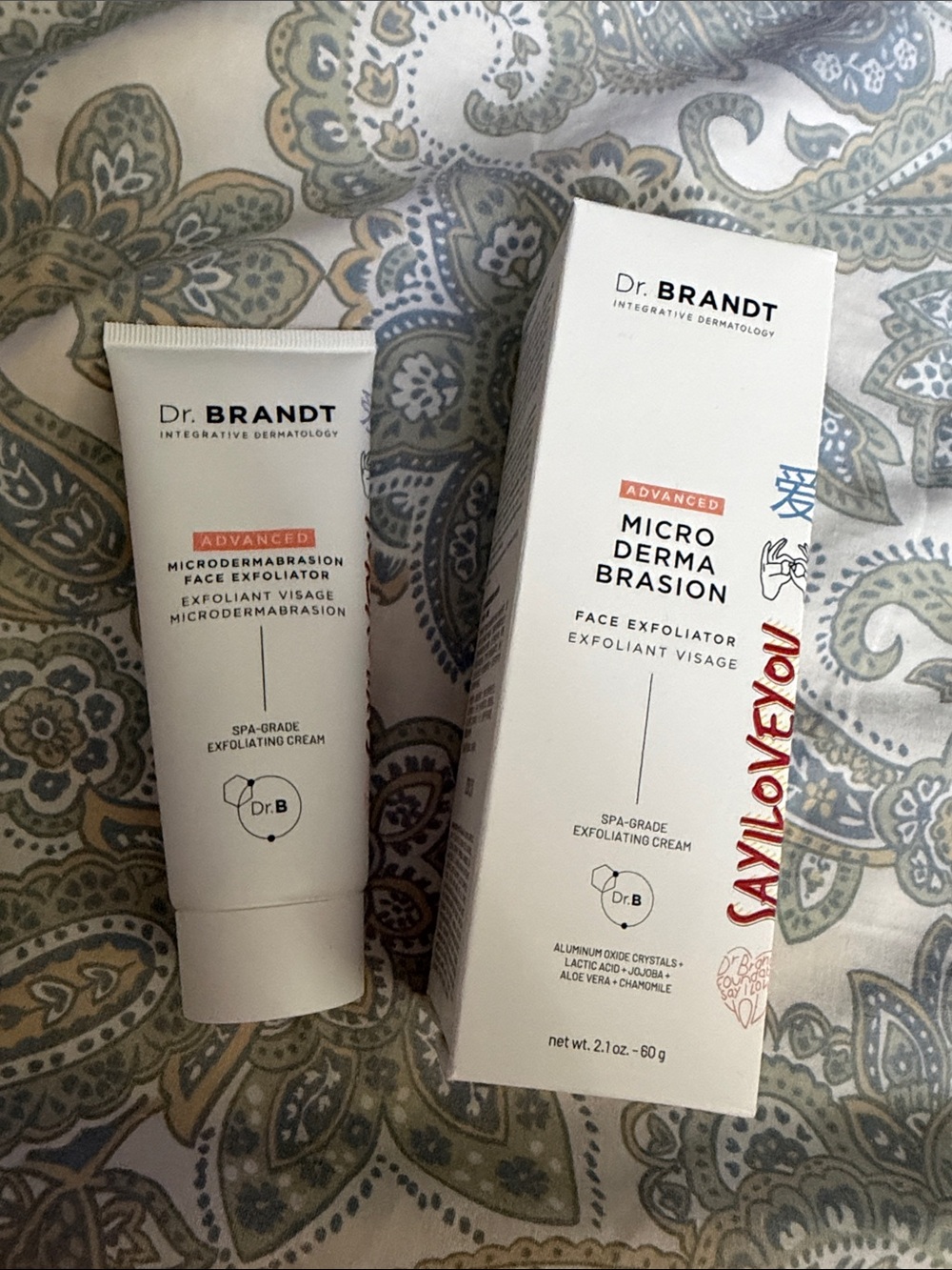 Dr. Brandt White Face Exfoliator Tube and Box Set